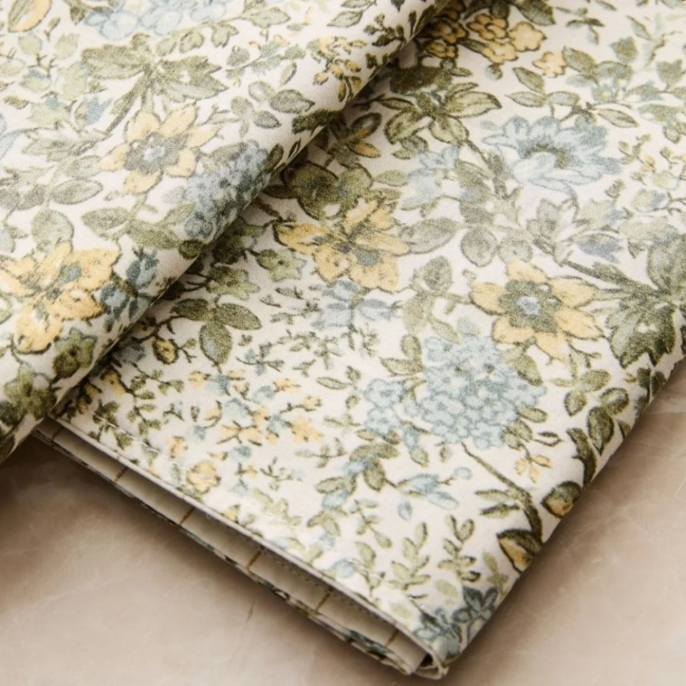 ❤️BUY 2 GET 1 FREE  Frankie Floral Napkin Sets, Color Yellow & Green